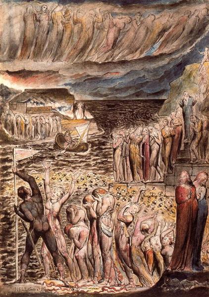 Illustration to Dante's Divine Comedy, Hell - William Blake