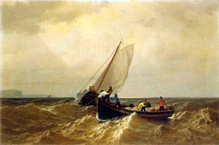 Fishing Boat in the Bay of Fundy - William Bradford