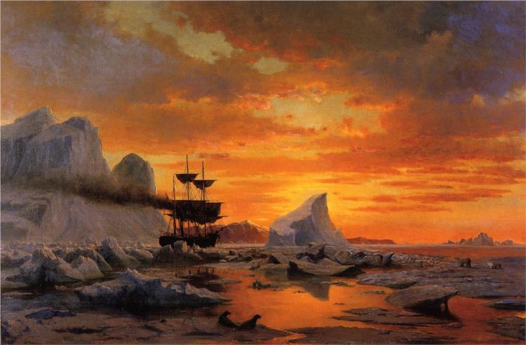 Ice Dwellers, Watching the Invaders, 1879 - William Bradford