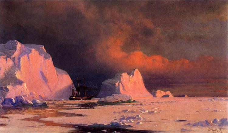 The 'Panther' in Melville Bay, 1873 - William Bradford