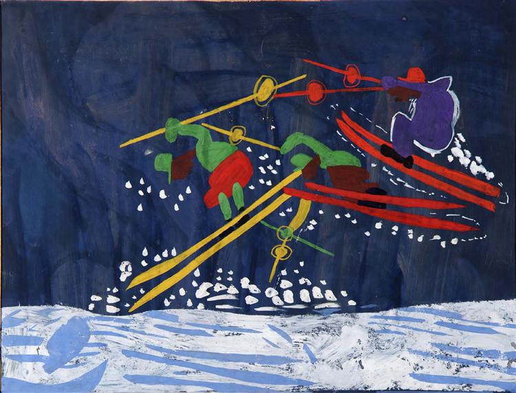 Ski Jump, 1946 - William H. Johnson