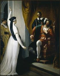 Isabella appealing to Angelo - Уильям Гамильтон