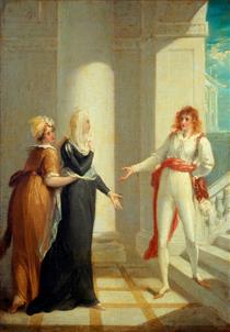 Maria, Olivia and Viola from 'Twelfth Night' by William Shakespeare - Вільям Гамільтон