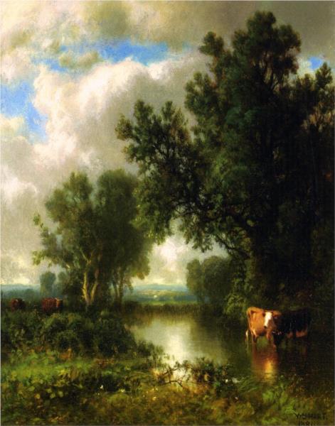 Summer Stream, 1881 - Вільям Харт