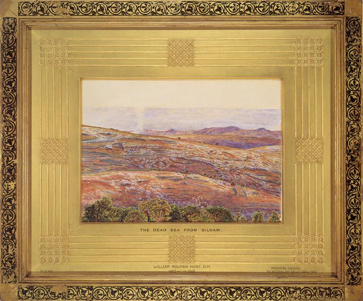 The Dead Sea from Siloam, 1854 - 1855 - Вільям Голман Хант
