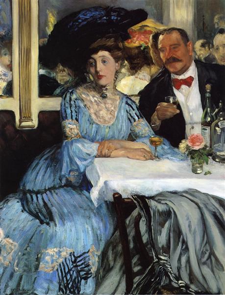At Mouquin's, 1905 - Уильям Джеймс Глакенс