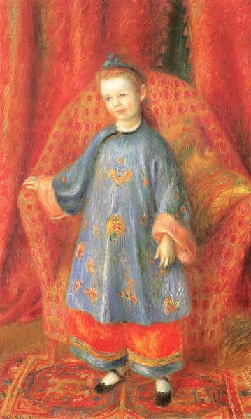 Lenna, the Artist's Daughter, in a Chinese Costume, 1918 - William James Glackens