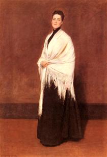 Portrait of Mrs. C - Вільям Мерріт Чейз