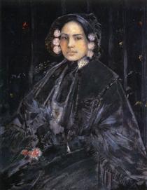 Portrait of Mrs. Julius Erson - Уильям Меррит Чейз