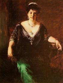 Portrait of Mrs. William Merritt Chase - Вільям Мерріт Чейз