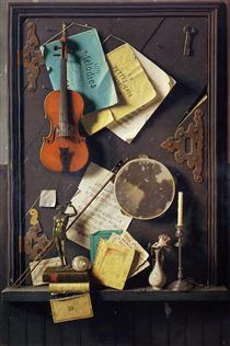 The Old Cupboard Door - William Harnett