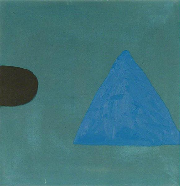 Blue on Blue, 1967 - William Scott