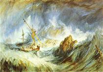 A Storm (Shipwreck) - 透納