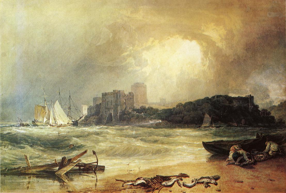 Pembroke Caselt, South Wales, Thunder Storm Approaching, 1801 - William