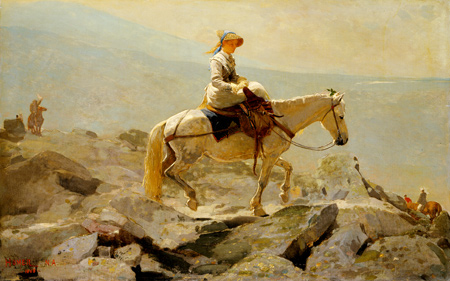 The Bridal Path, White Mountains, 1868 - Уинслоу Хомер