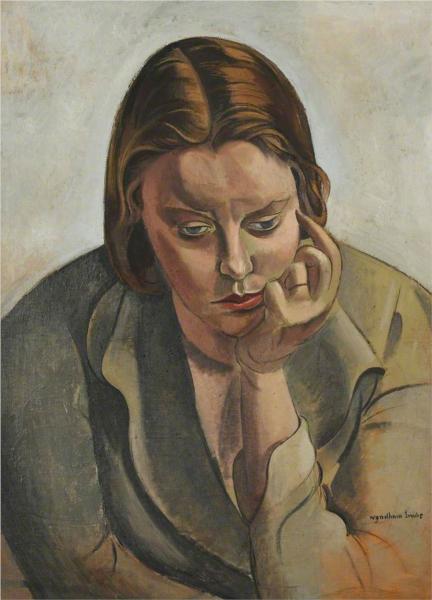 Pensive Head, 1937 - Перси Уиндем Льюис