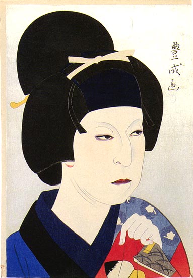 Nakamura Utaemon V as Owasa, 1921 - Ямамура Тоёнари