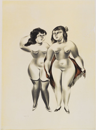 Two Figures, 1925 - Yasuo Kuniyoshi
