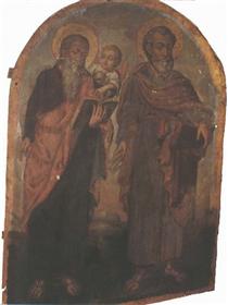 Icon of Apostles Peter and Matthew - Yov Kondzelevych
