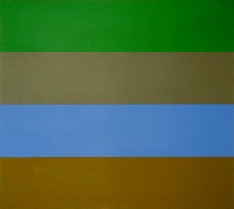 Vert, Brun, Bleu, et Ochre, 1974 - Yves Gaucher