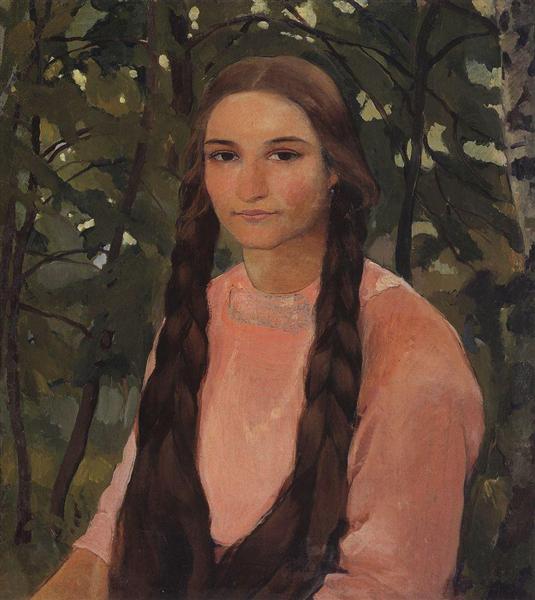 Portrait of E.M. Edwards, 1912 - Zinaida Serebriakova