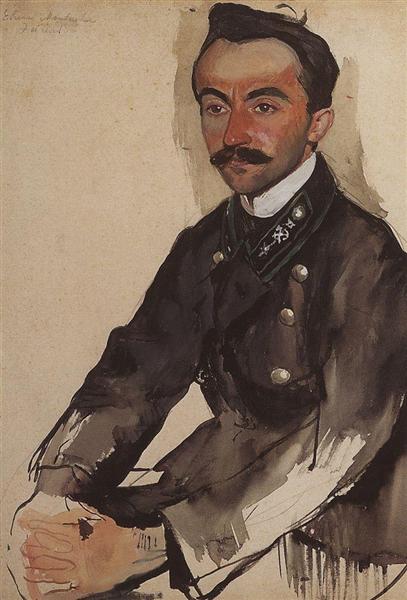 Portrait of E.M. Eygelya, 1909 - Sinaida Jewgenjewna Serebrjakowa