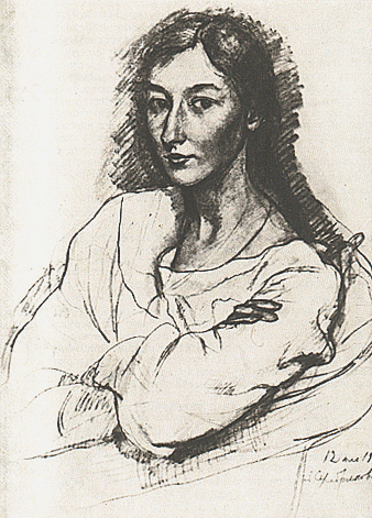Portrait of G. I. Teslenko, 1921 - Sinaida Jewgenjewna Serebrjakowa