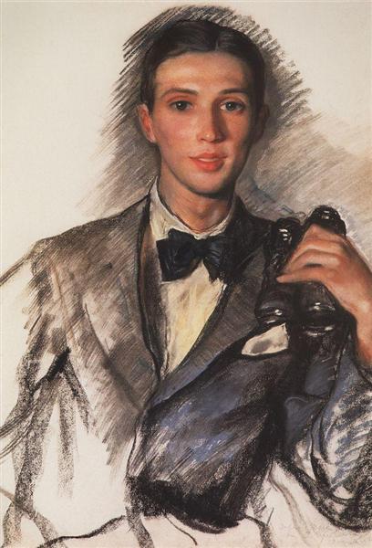 Portrait of the Artist D. Bushena, 1922 - Sinaida Jewgenjewna Serebrjakowa